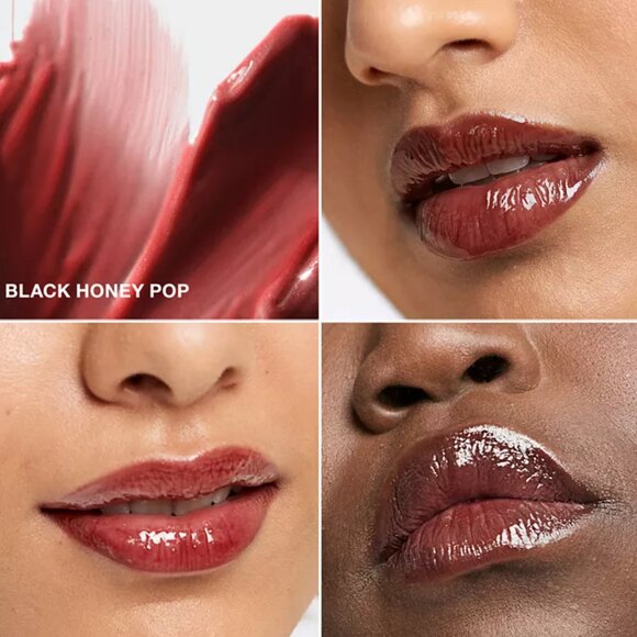 CLINIQUE “LIP LUXURY" 2 Piece Pop Longwear Lipstick/Pop Plush Creamy Lip Gloss - Picture 6 of 14